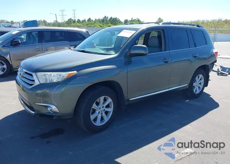 2013 Toyota Highlander Se V6 из США, поврежденный, VIN 5TDZK3EH9DS103583
